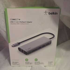 Belkin USB-C 6-in-1 Multiport Adapter